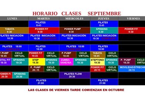 Nuevo horario 2026 / 27